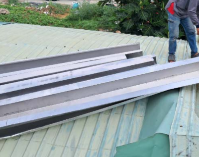 Dự án làm máng xối Chị Linh