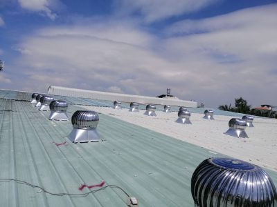 Dự án cầu thông gió hút nhiệt